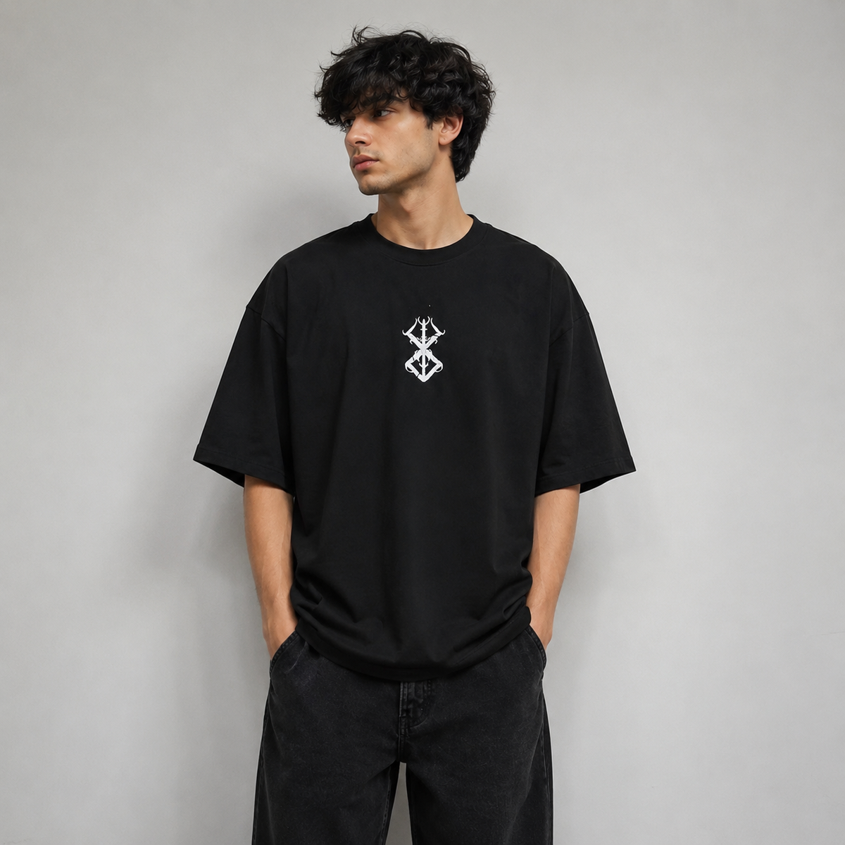 Berserk Eclipse graphic oversized t-shirt - Dripzy premium cotton black tee