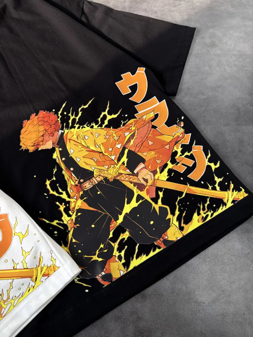Dripzy Demon Slayer Zenitsu graphic oversized t-shirt Pakistan
