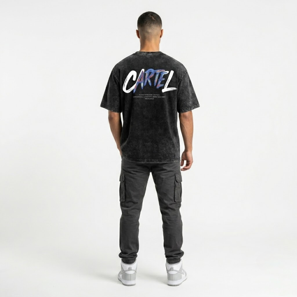 Oversized Washed Cartel Tee