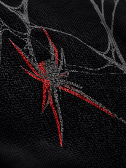 Black oversized Spider-Man graphic tee - Dripzy streetwear Pakistan