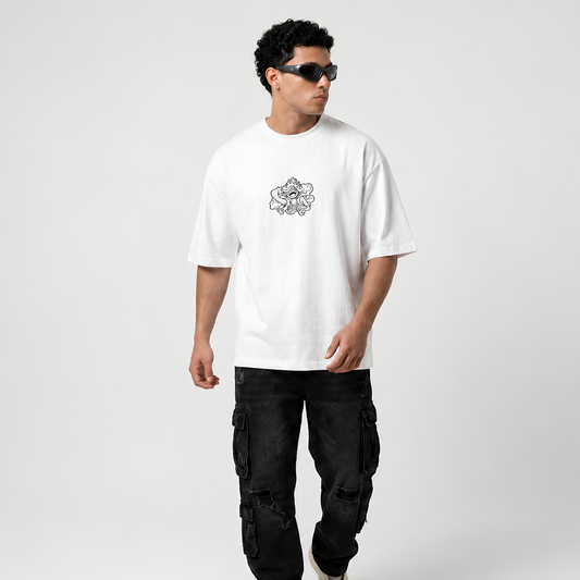 Wanted Monkey D Luffy Oversized Tee