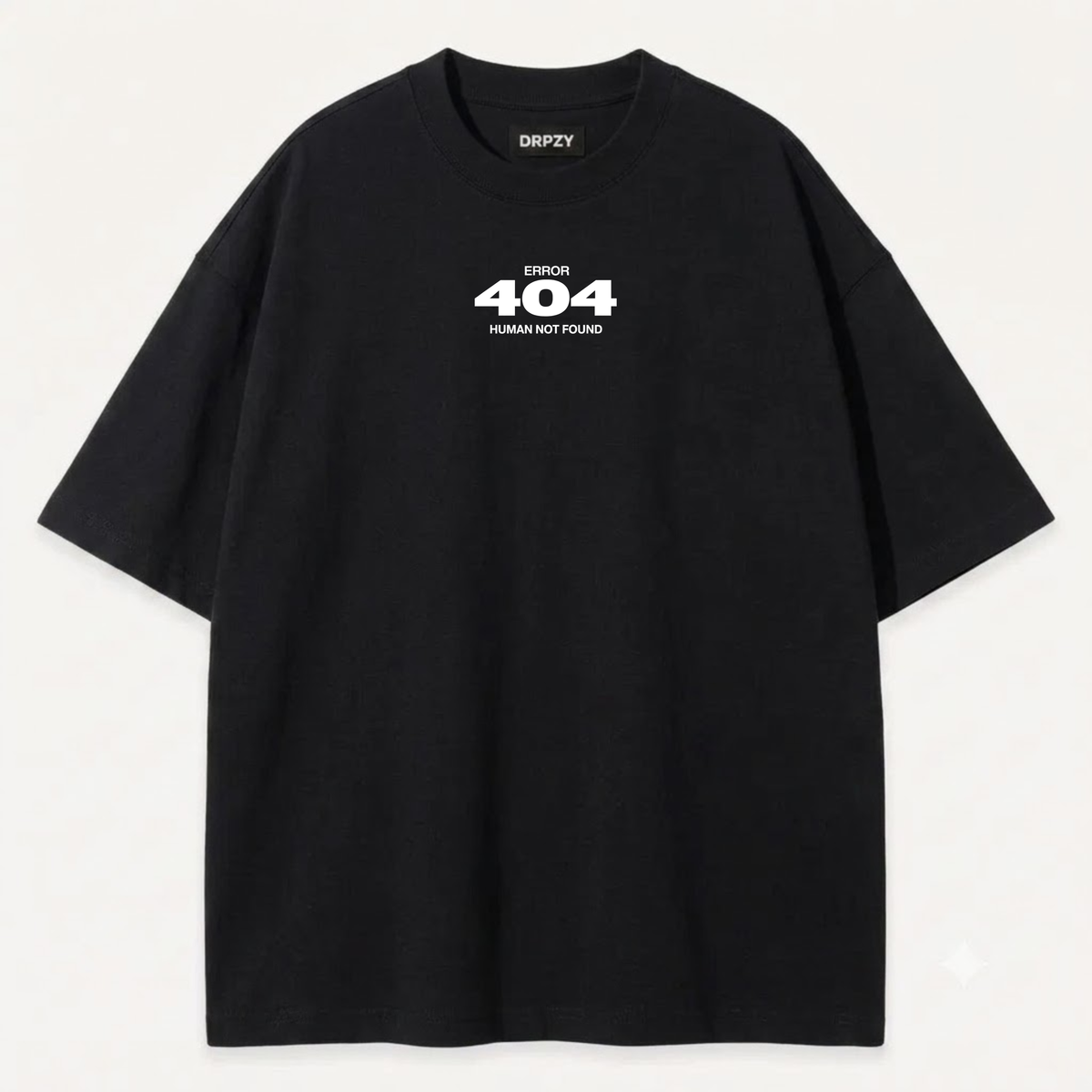Human Not Found graphic tee black - Dripzy Pakistan streetwear