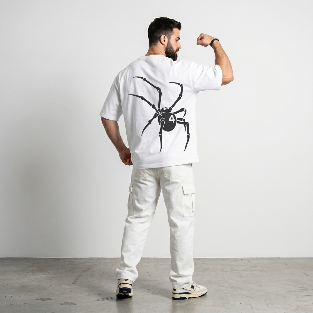 White Spider Tee