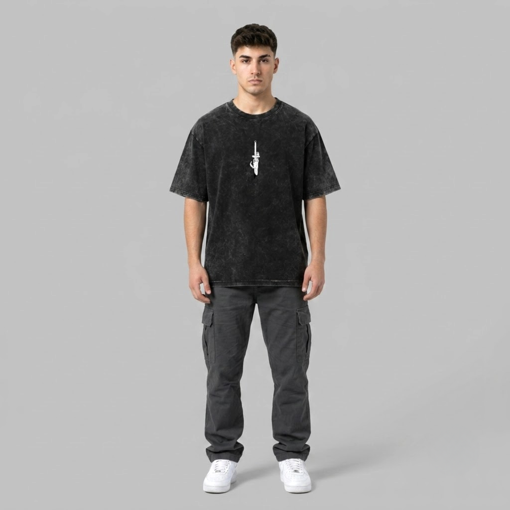 Oversized Washed Behind Tee