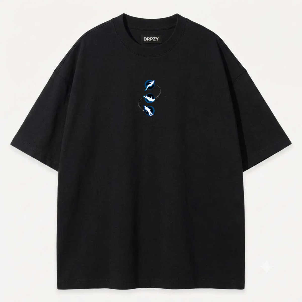 Lost in Space cosmic graphic tee black - Dripzy Pakistan streetwear