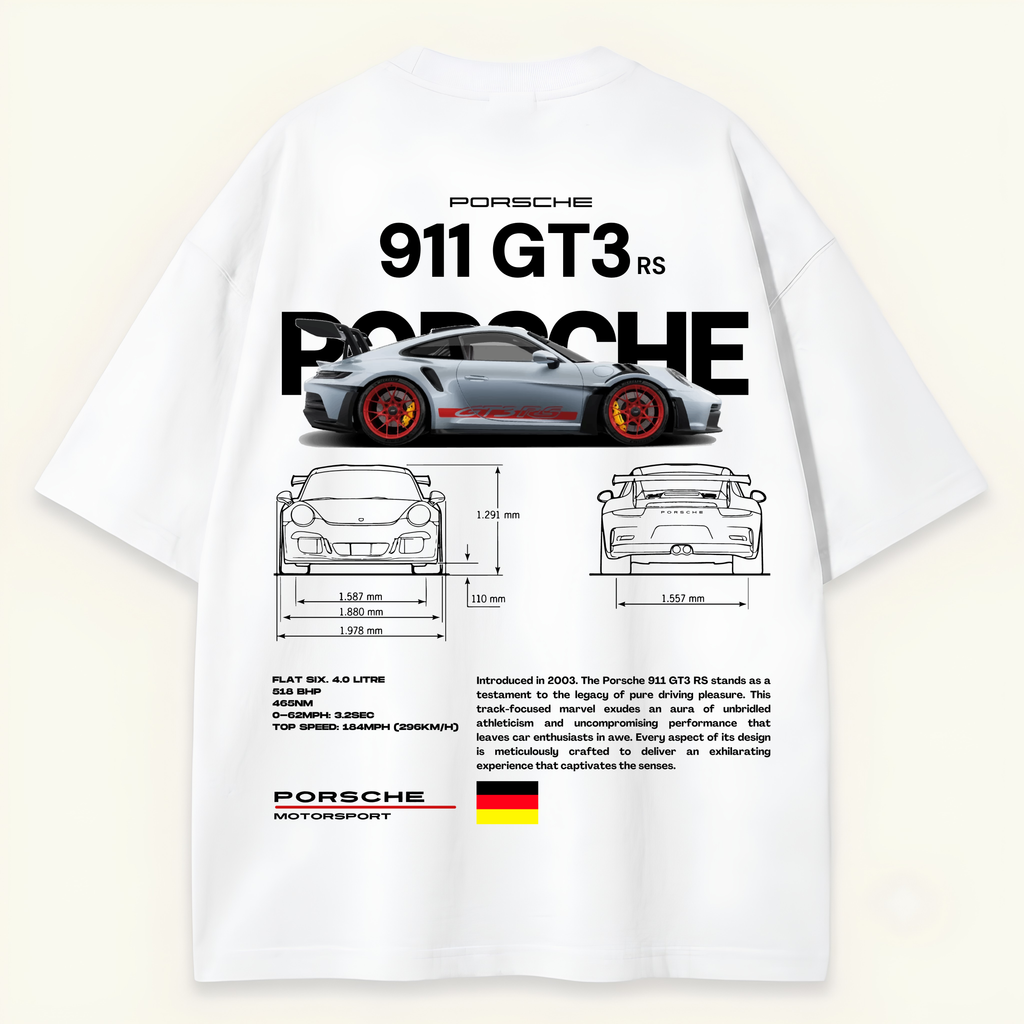 Oversized Porsche Tee