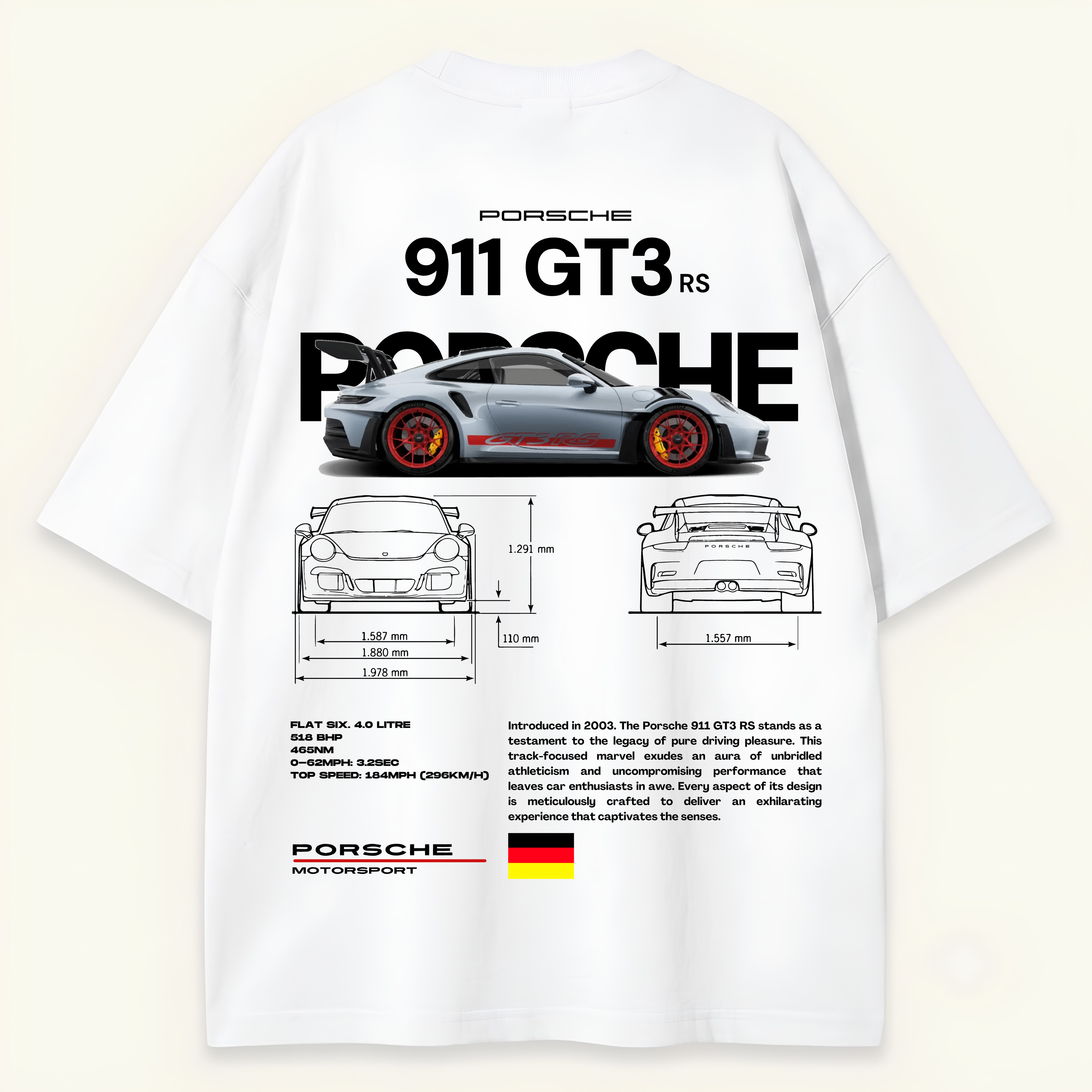 Oversized Porsche Tee