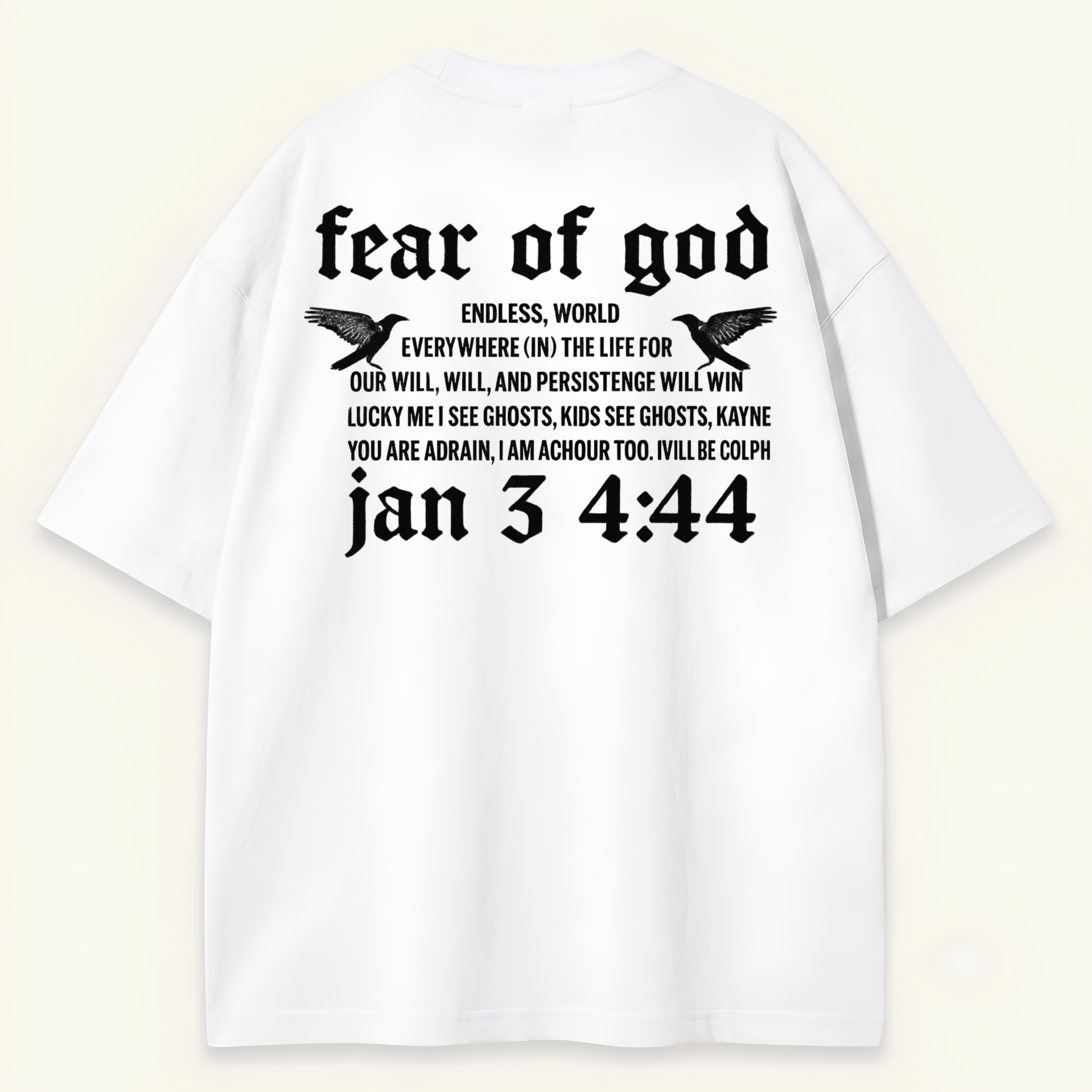 Oversized Fear of God Tee