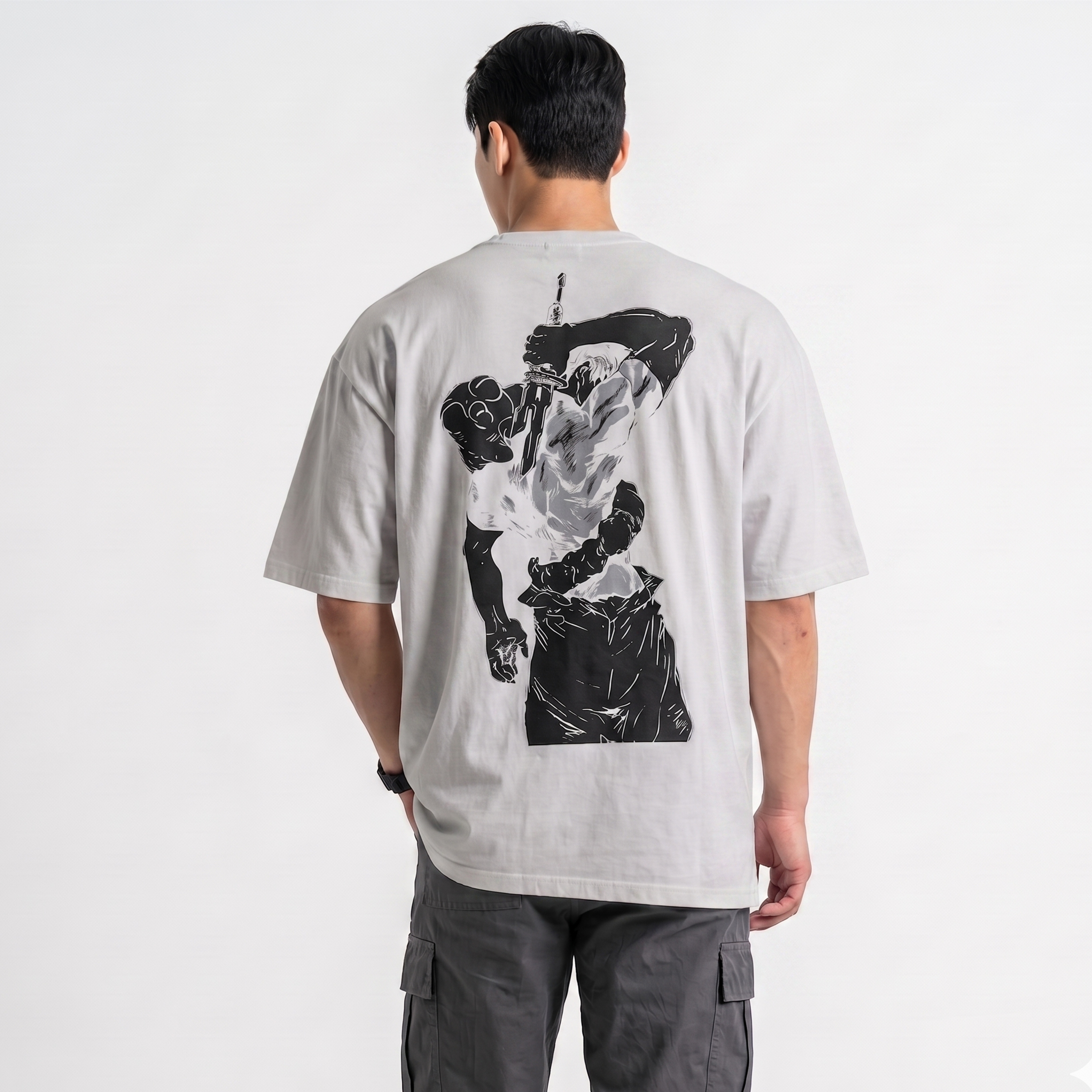 Jujutsu Kaisen Toji Tee grey