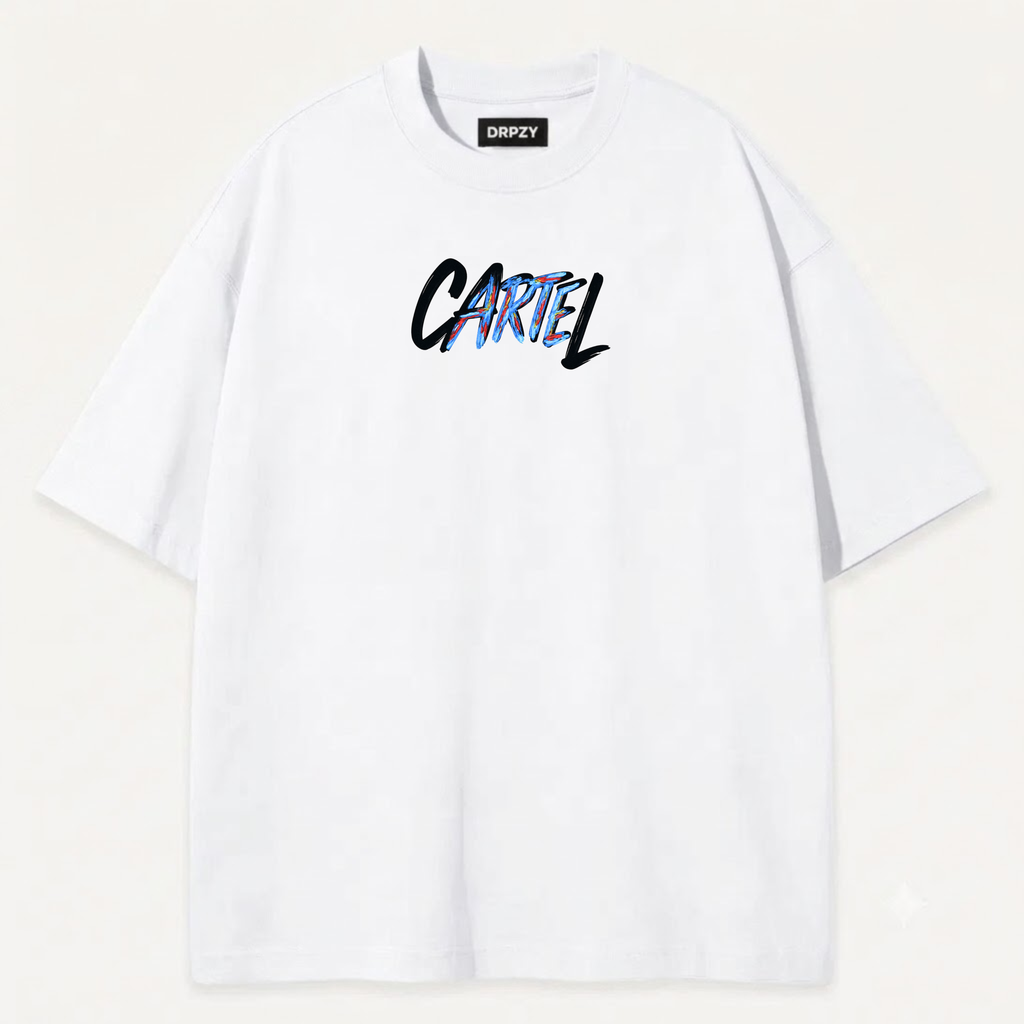 White Oversized Cartel Tee